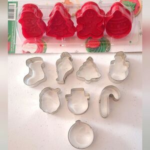 Christmas Cookie Cutters One Dozen Minis  1" -‎ 2"